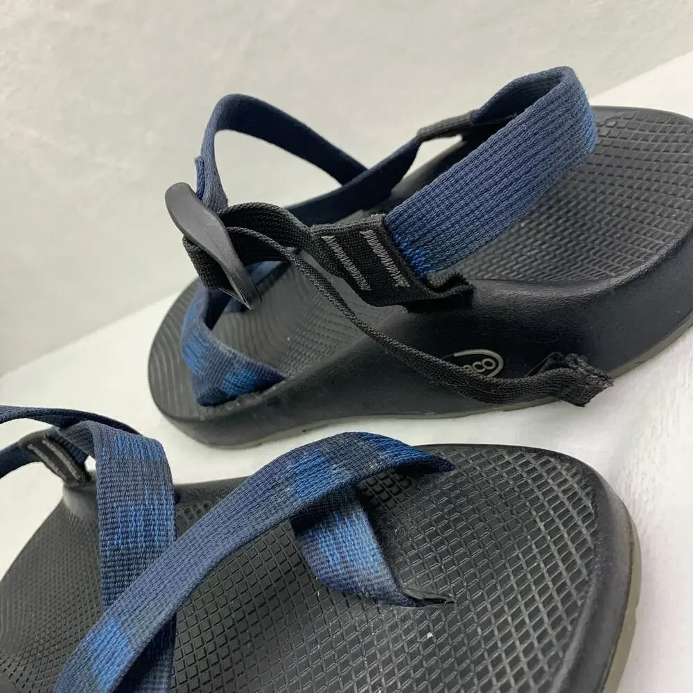 Chaco Z Classic Volv 2 Mens Sz 13 Gray Red Geometric Pattern Sandals Water Hike
